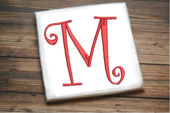 Beautiful Capital M Letter Monogram