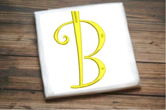Elegant Beautiful Capital B Letter Monogram
