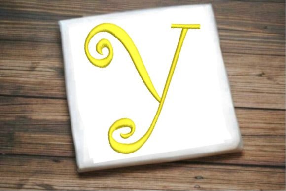 Elegant Y Monogram for Sophisticated Embroidery