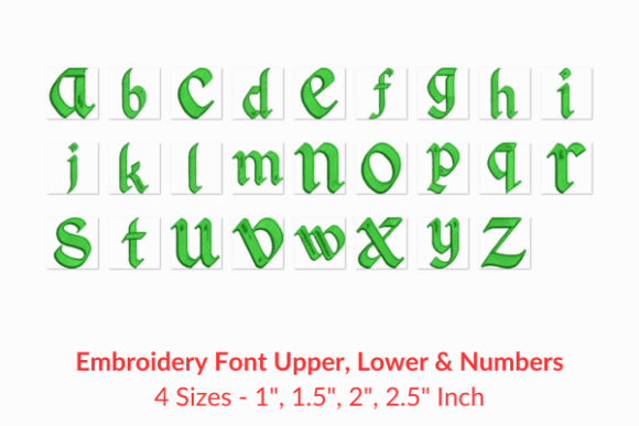 Gorgeous Fonts for Festive Embroidery