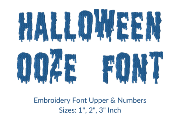 Halloween Ooze Fonts for Unique Apparel