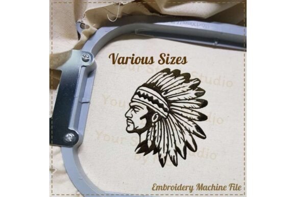 Indian Embroidery Design for School Mascot