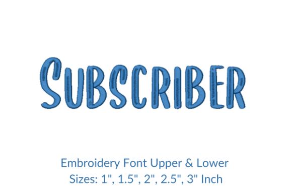 Subscriber Font: Perfect for Personalizing Holiday Gifts