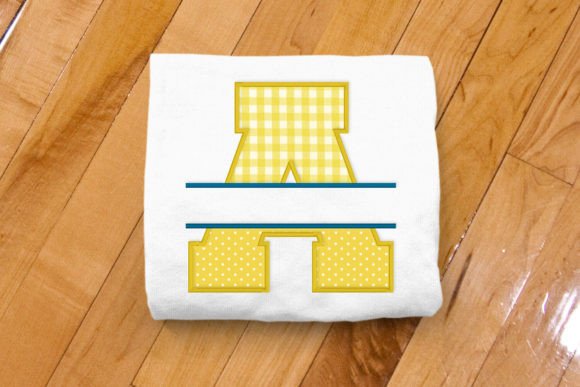 Varsity Letter A Split Applique: A Versatile Design